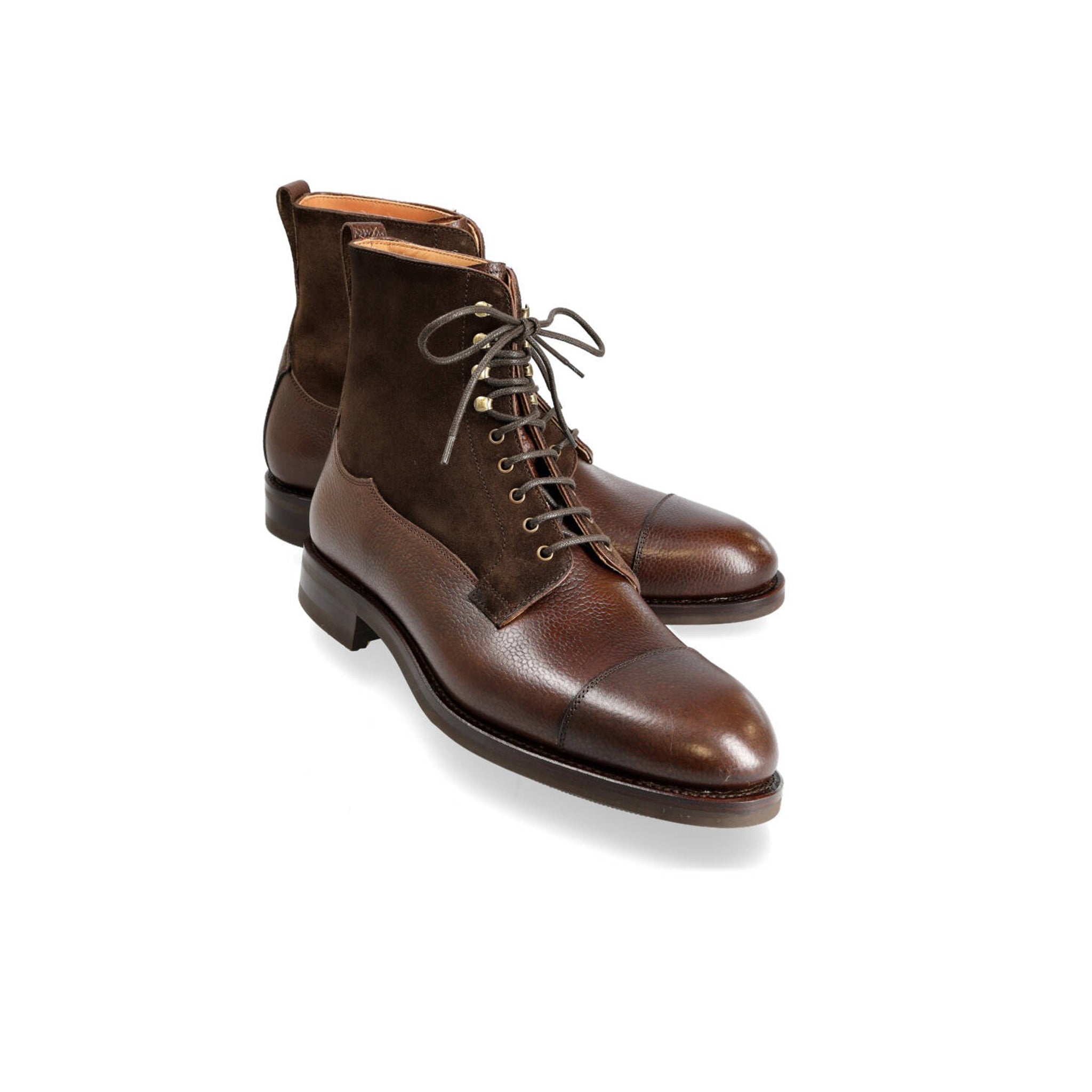Cocoa Suede Work Boots for Men s
