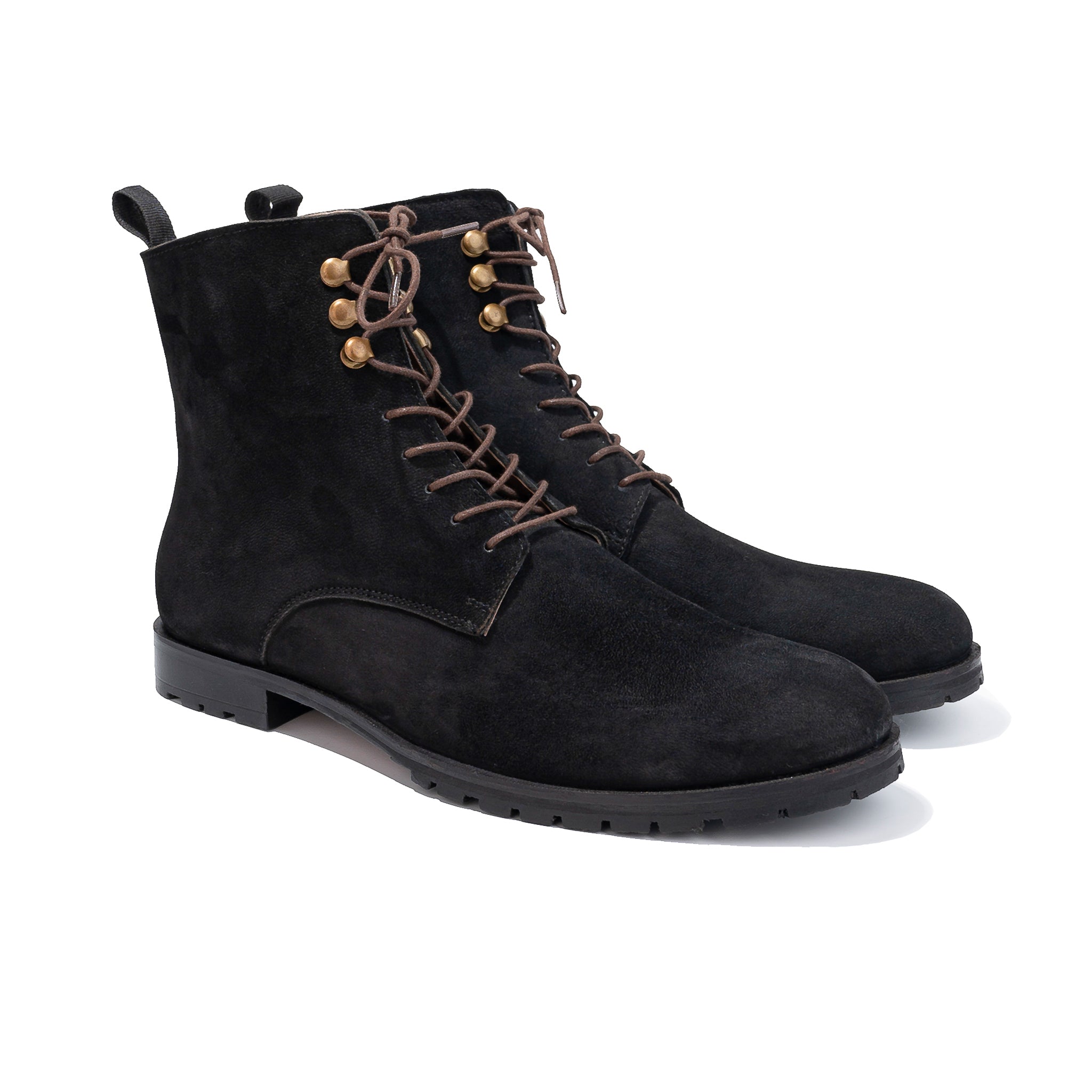 Clearance Federico Panelled Lace-Up Boots