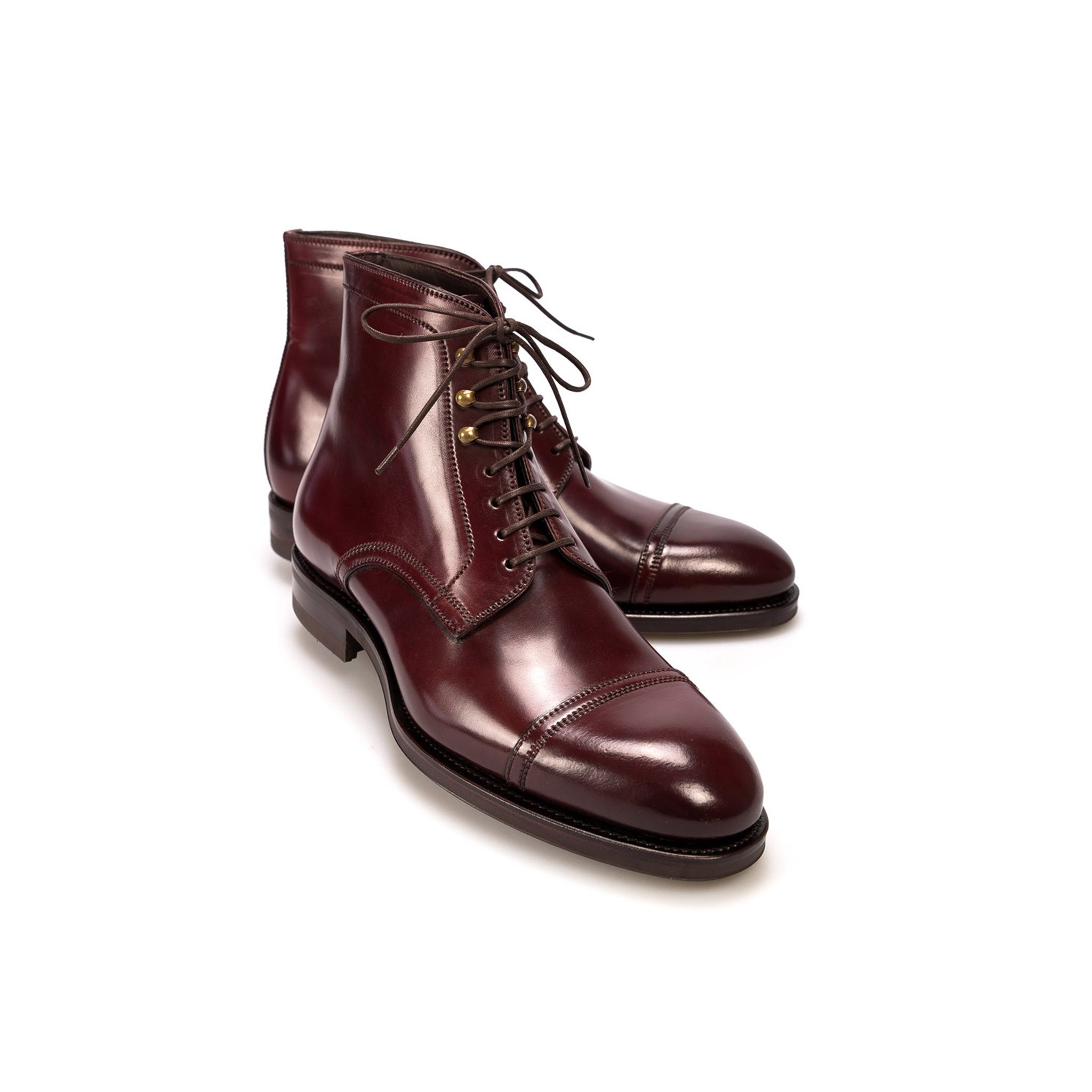 Wine Chelsea Leather Men s Boots
