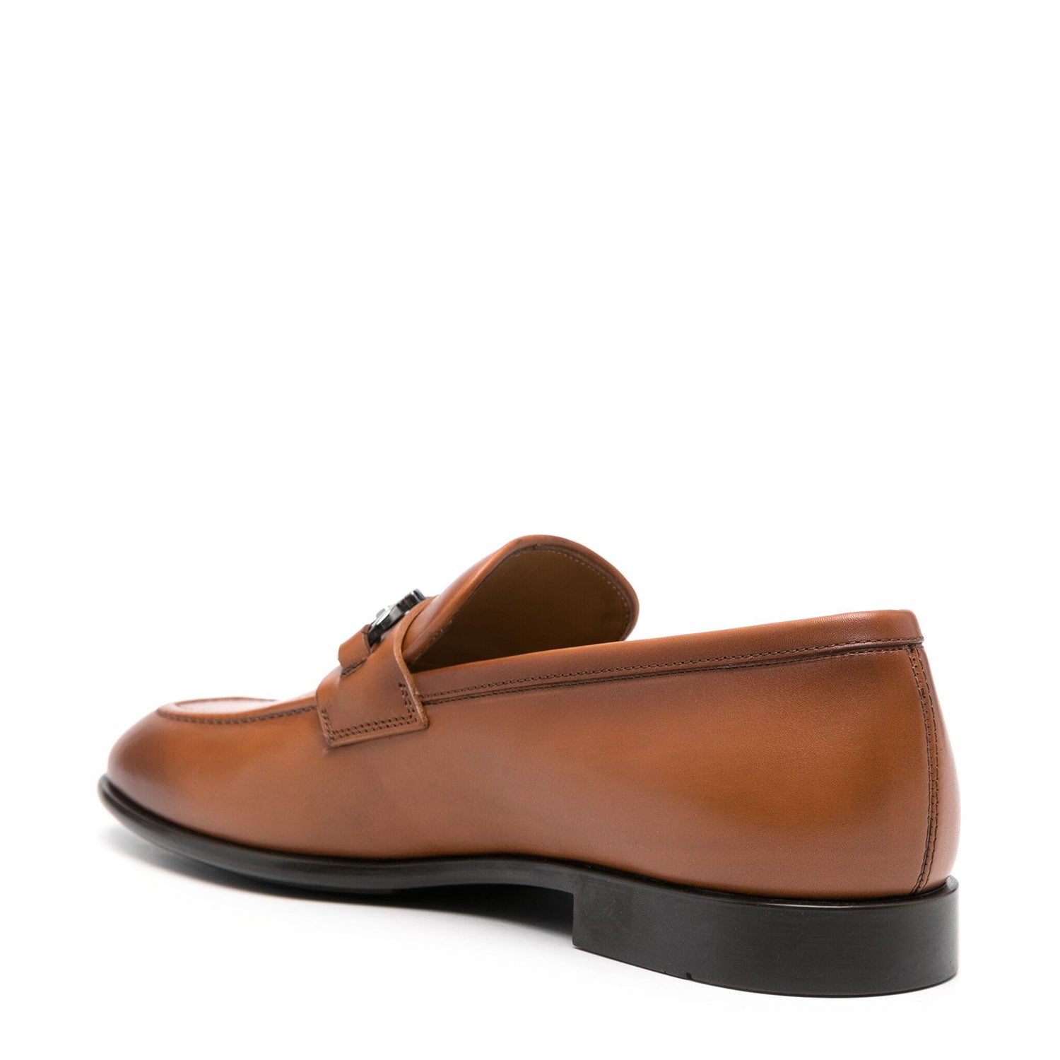 leather Horsebit Loafers
