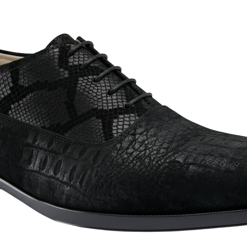 Serpente Textured Italian Oxford Shoes