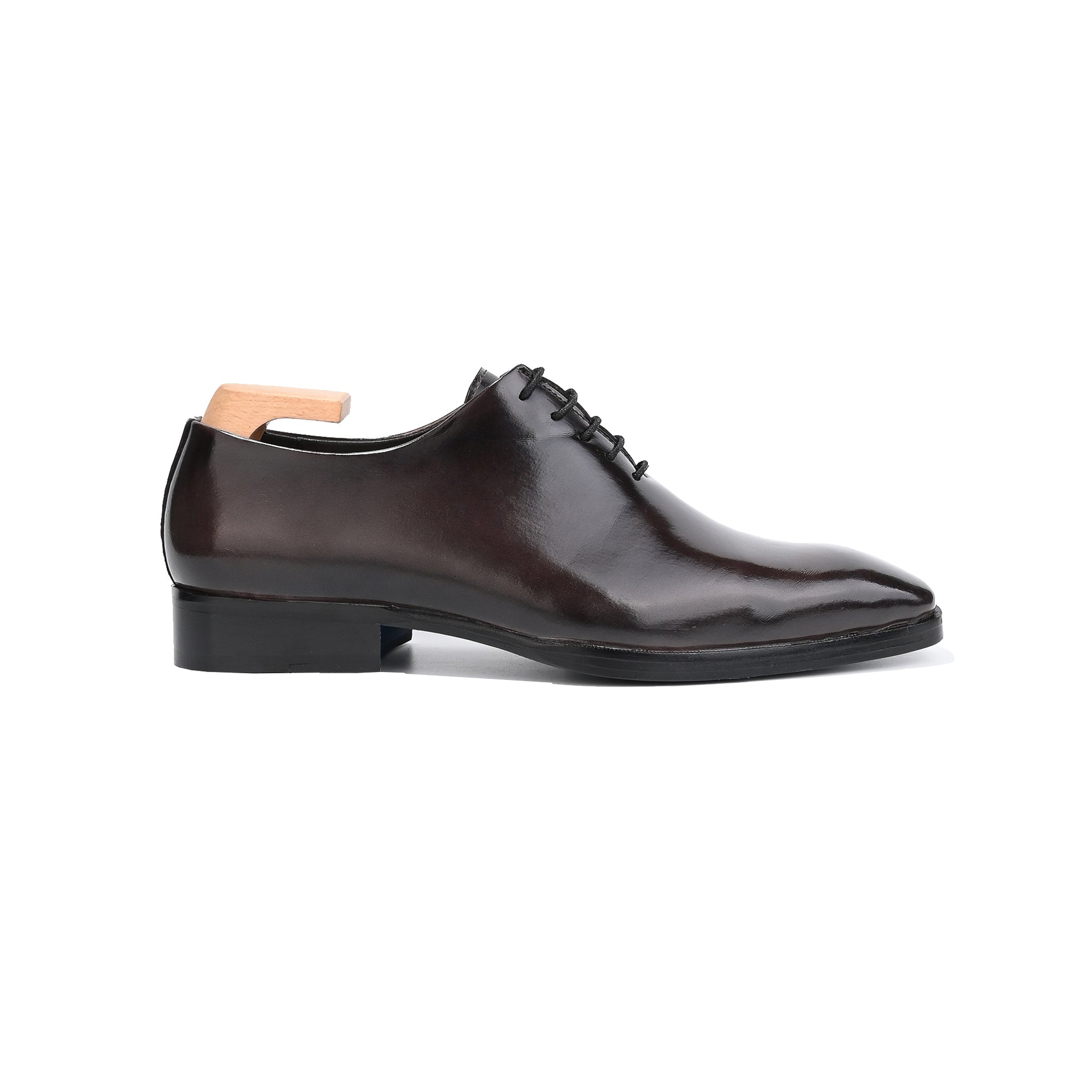 Classic Plane Toe Whole Cut Oxford Shoes