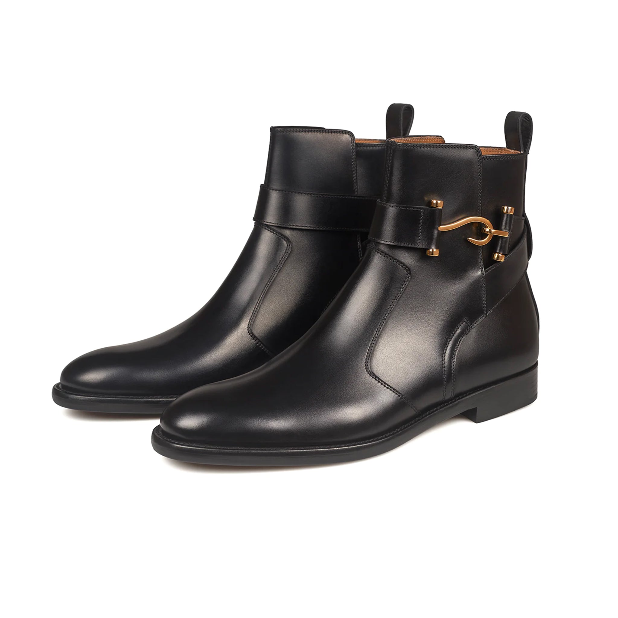 Genuine Leather High Ankle Boots