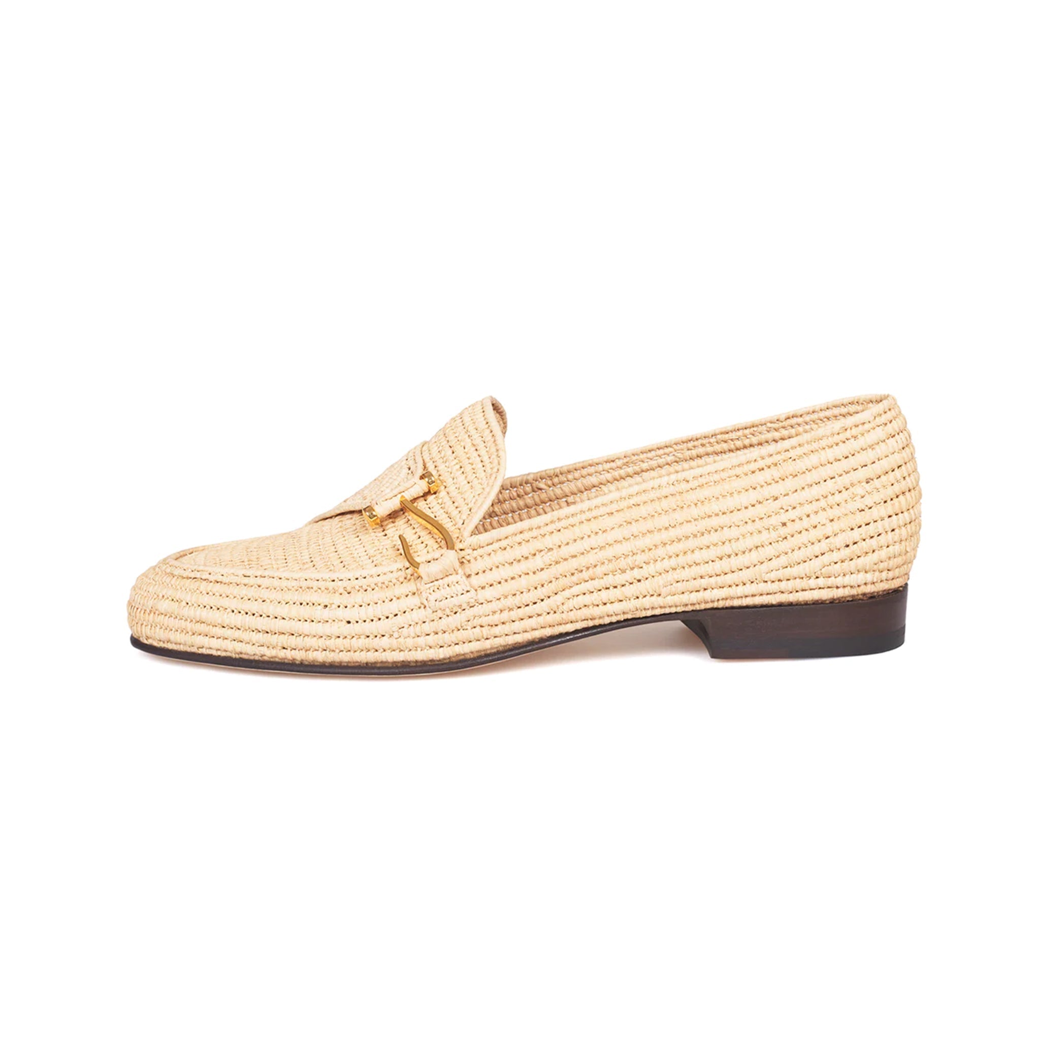 Raffia Men Handmade Shoes Loafers
