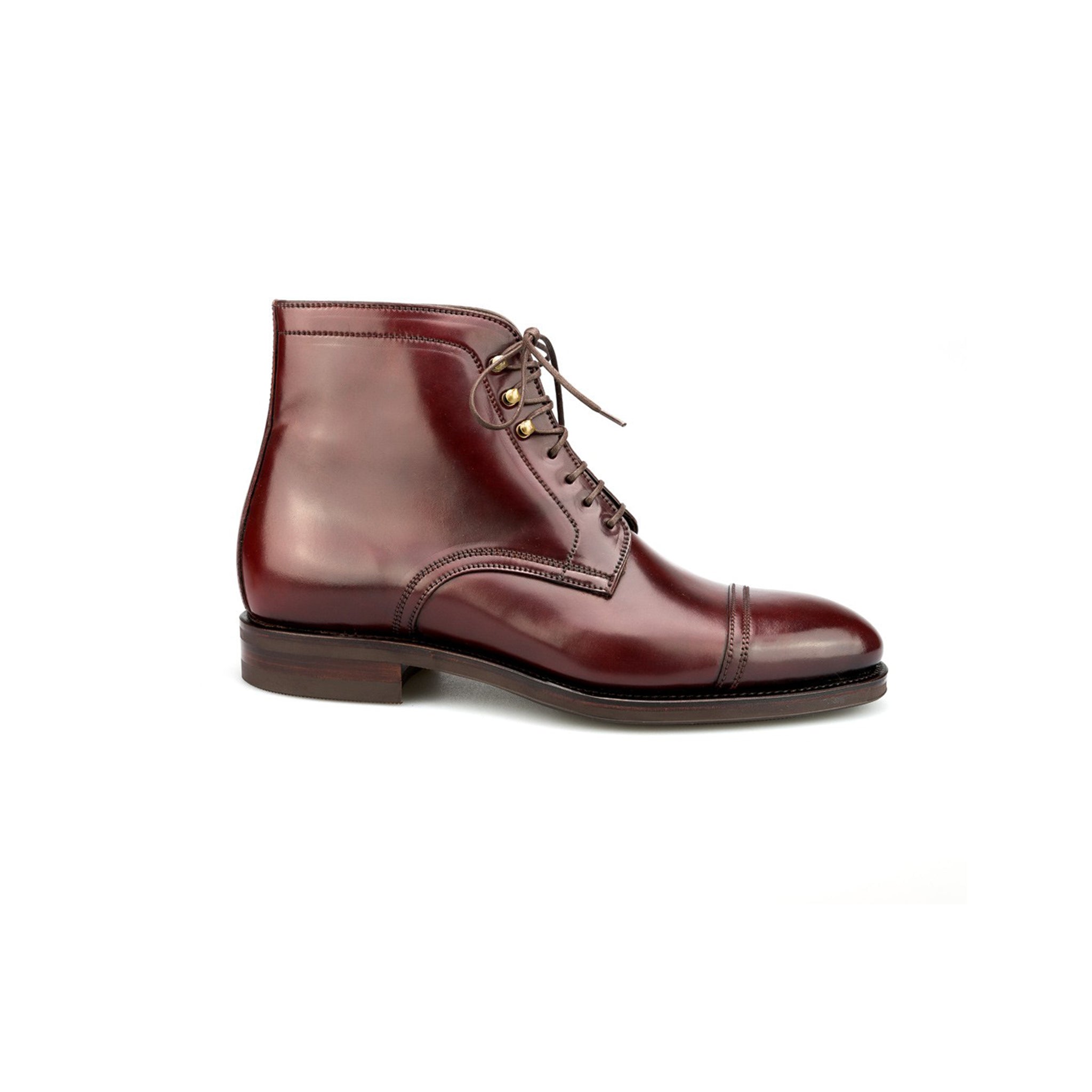 Wine Chelsea Leather Men s Boots
