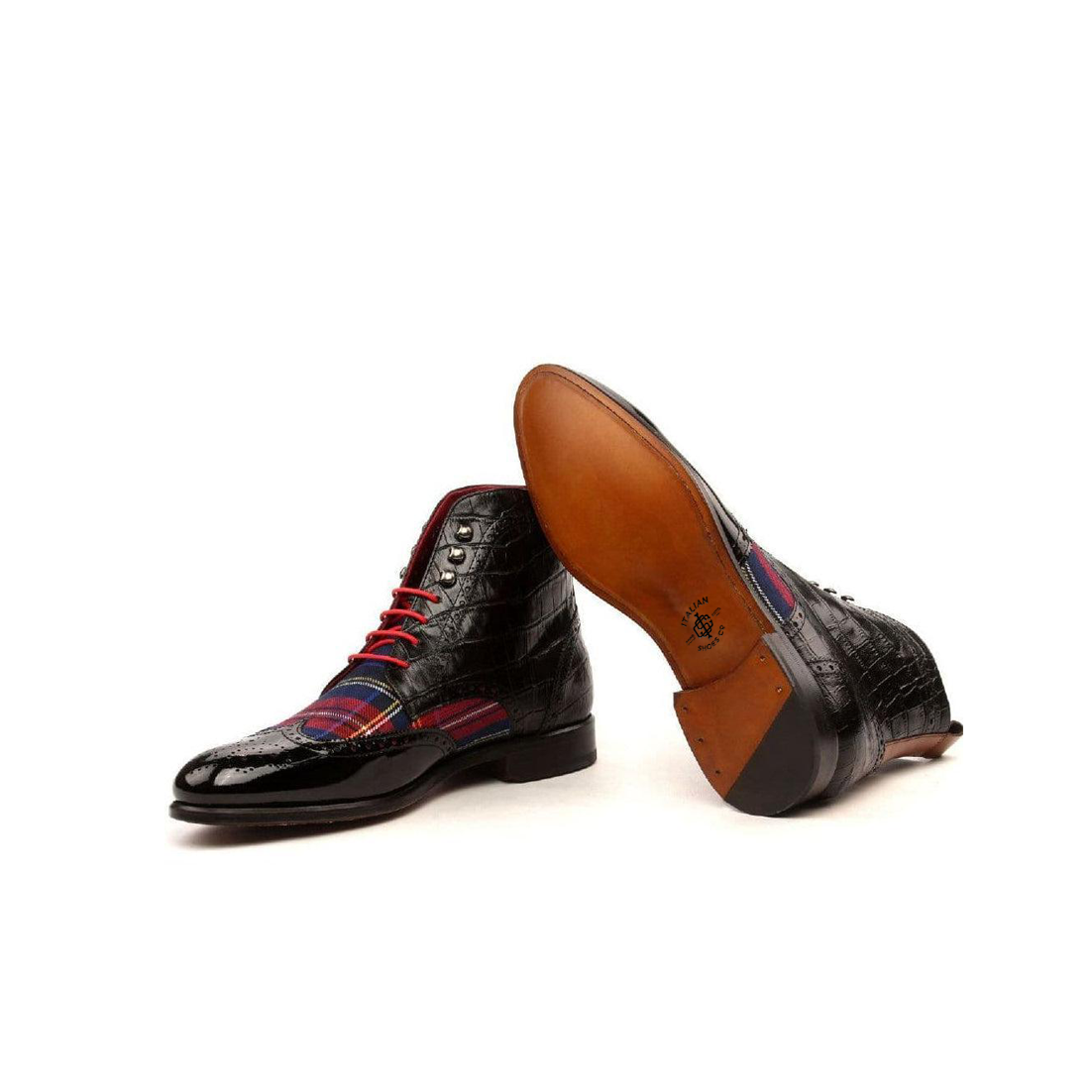 Military Brogue Boot