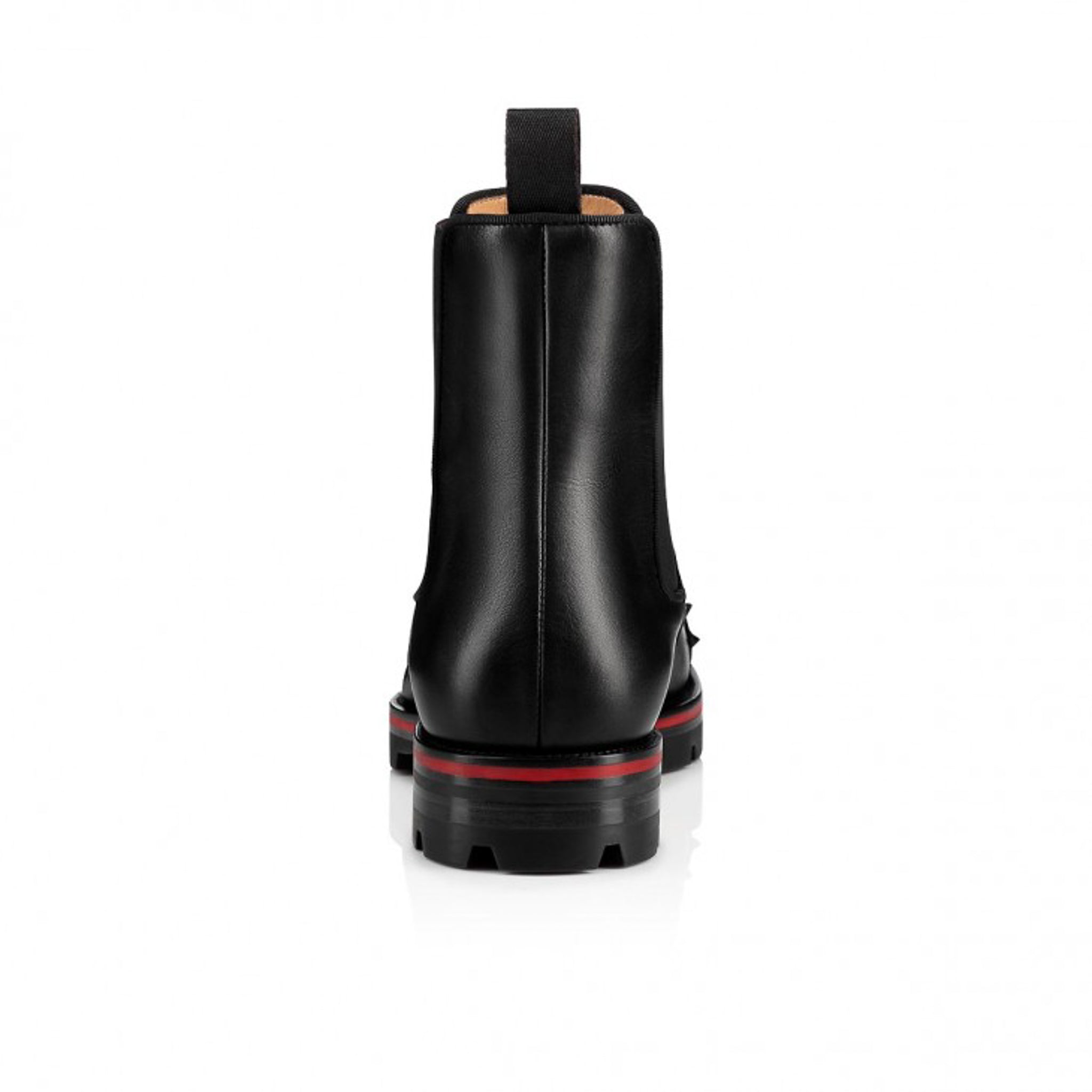 Mens Spikes Leather Designer Boots
