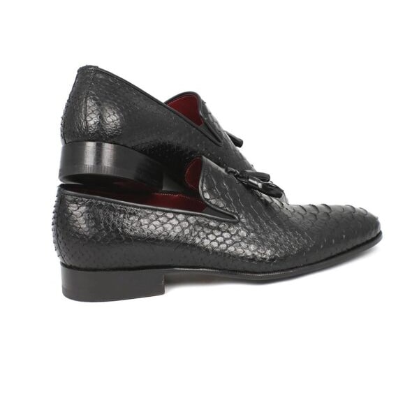 Woven Leather Tassel Loafers For Men
