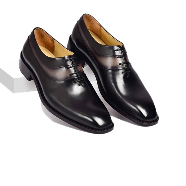 Premium Black Leather Oxford with Soft