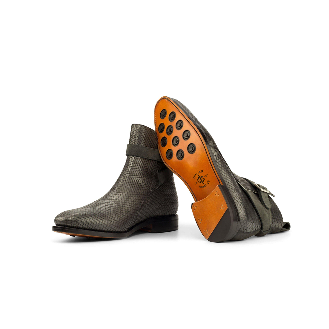 Jodhpur Python Boots