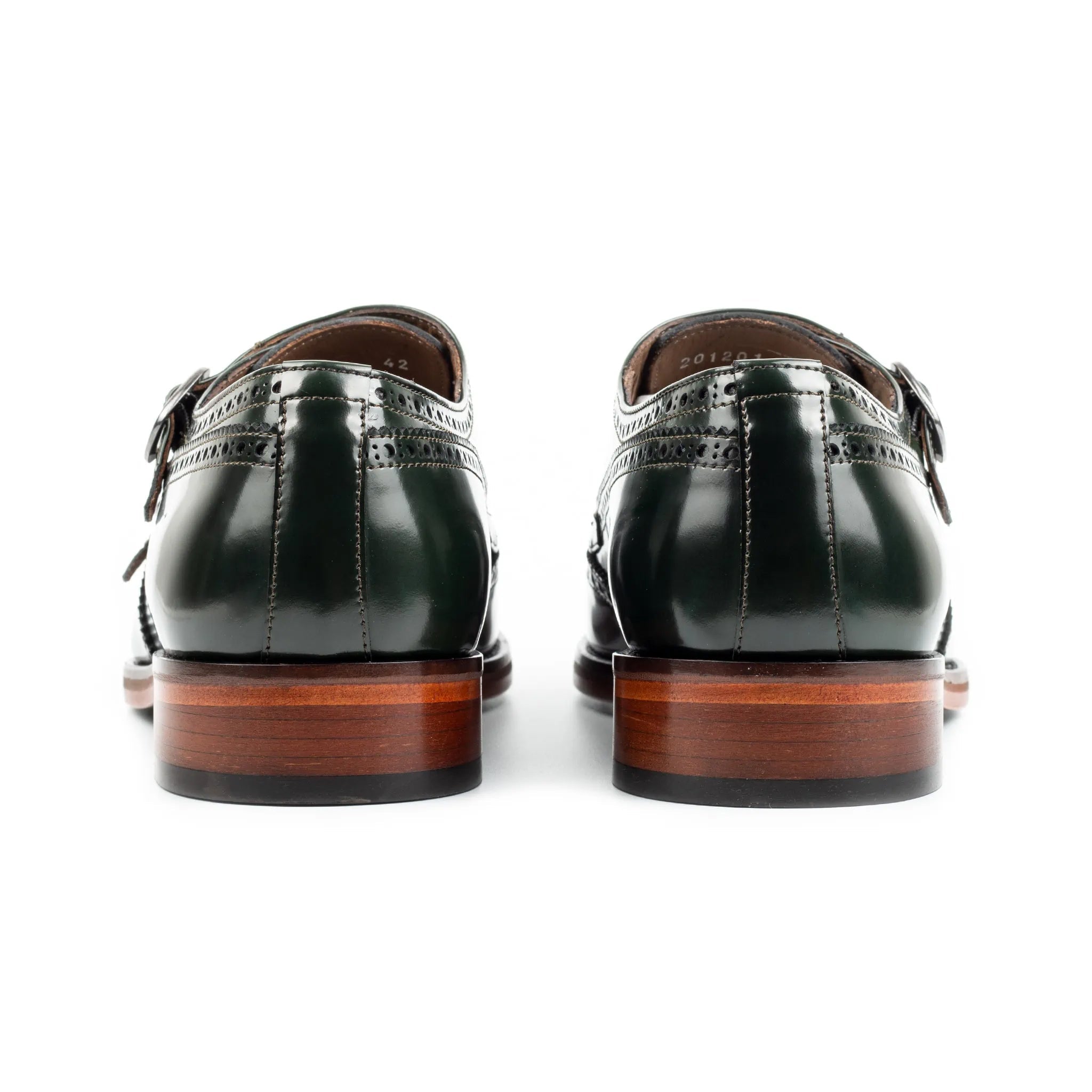 Coal Handcrafted Double Monk Strap Men s Shoes
