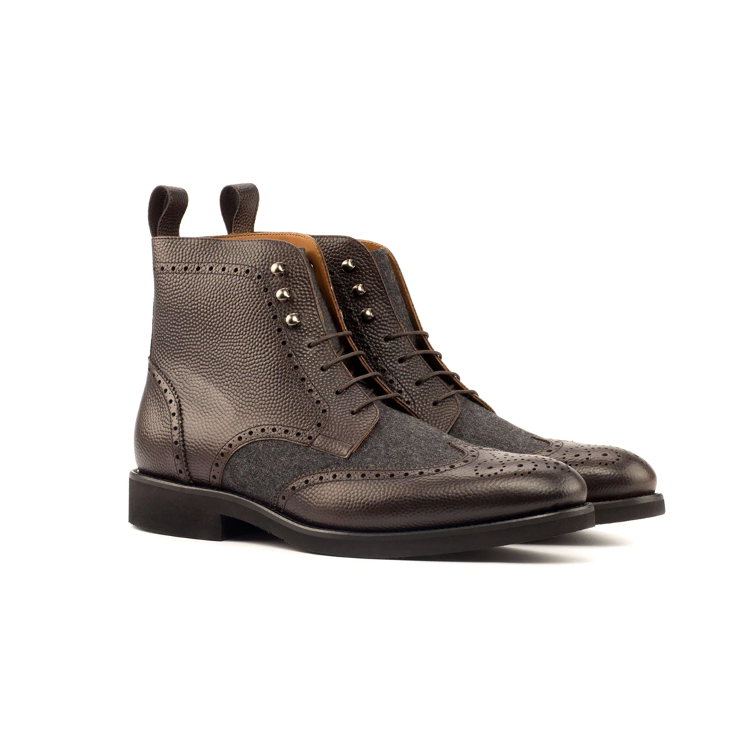 Military Brogue Boot