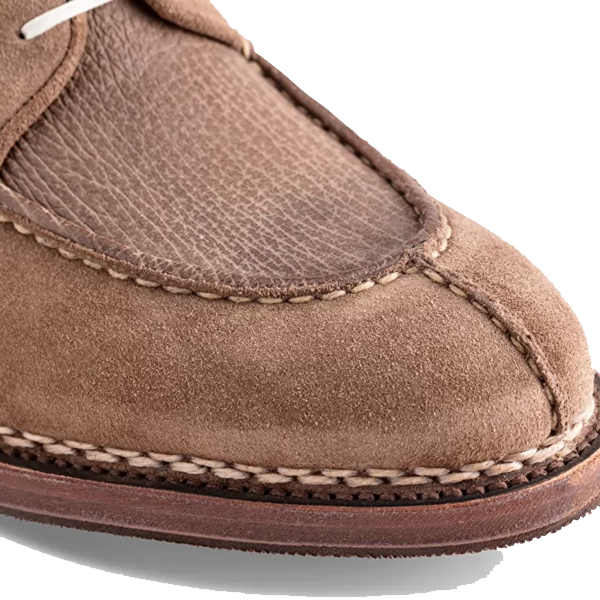 Blucher Suede Leather Derby Shoes