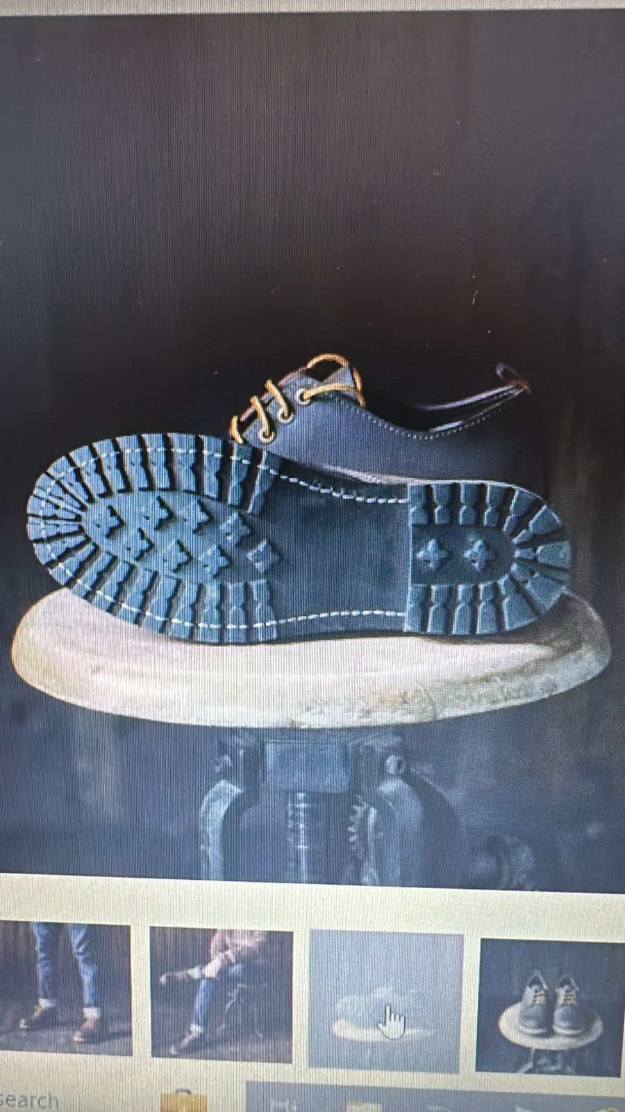 Moc toe Lace up Brown Shoes
