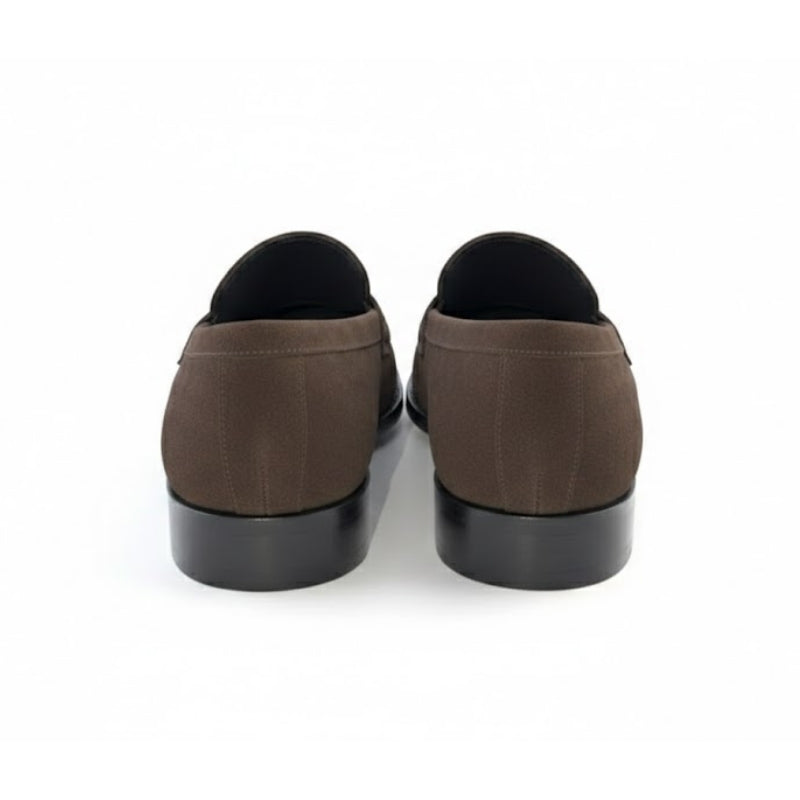 Timeless Gentleman Suede Penny Loafers