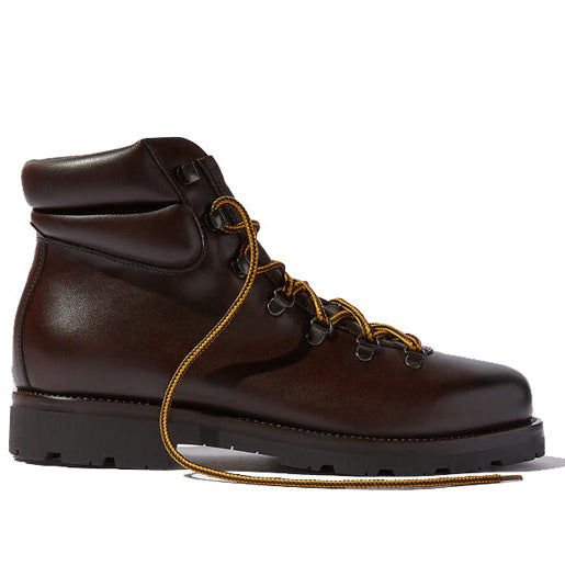Dark Brown Leather Ankle Boots