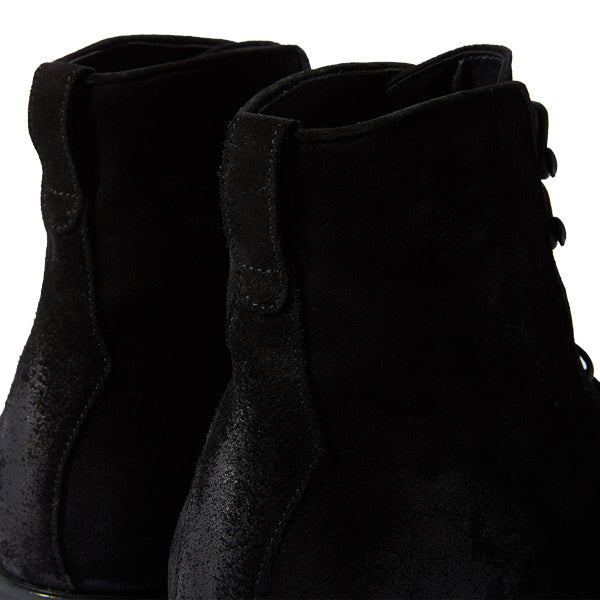 Derby High Ankle Suede Leather Boots