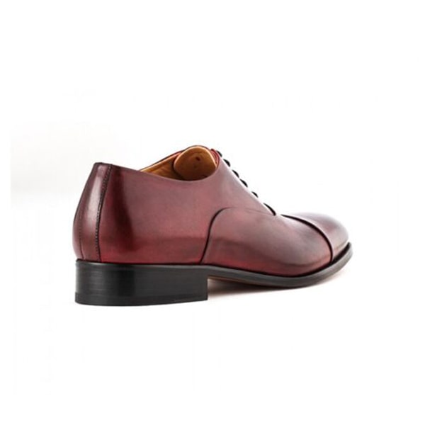 Captoe Leather Lace Up Oxford Shoes