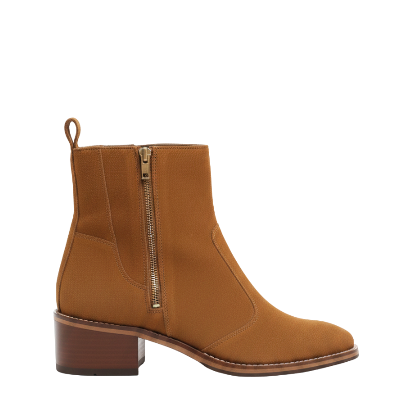 Aiden Suede Chelsea Boots With Side Zipper