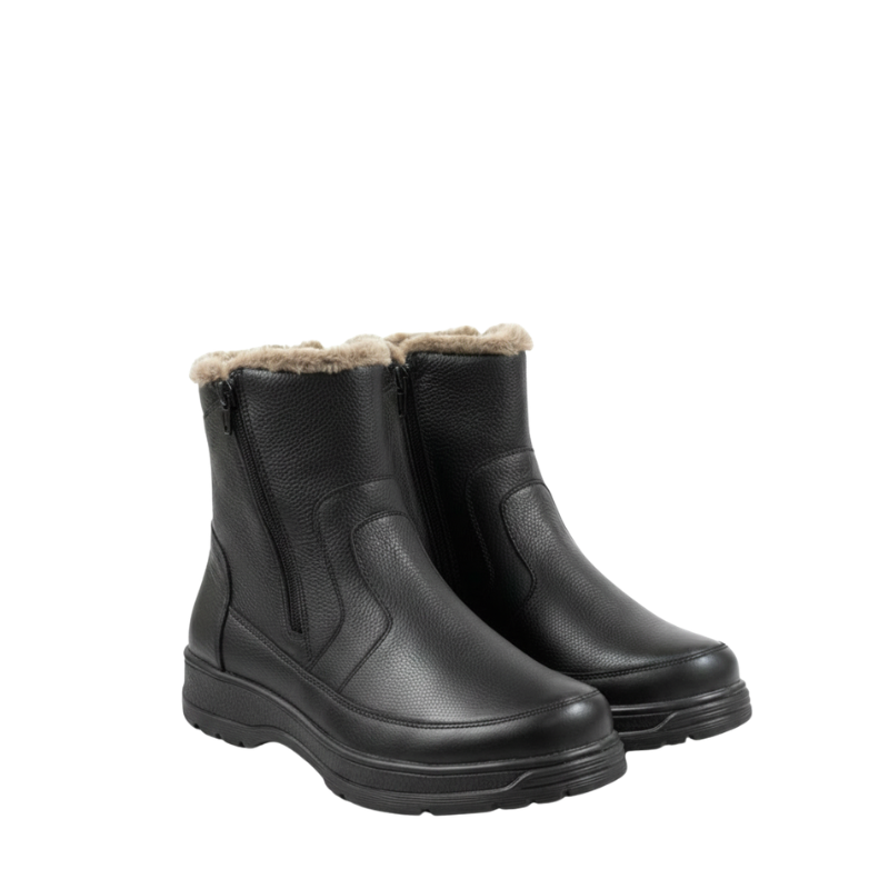 Arctic Shield Fur-Lined Leather Boots