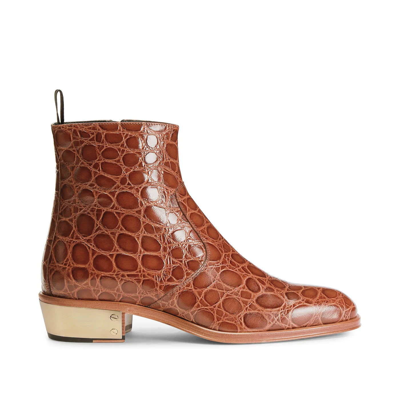 Tan Cuban Leather Boots