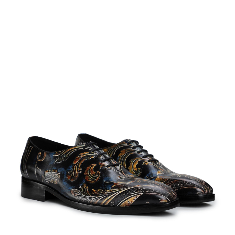 Auric Noir Regal Wholecut Oxford