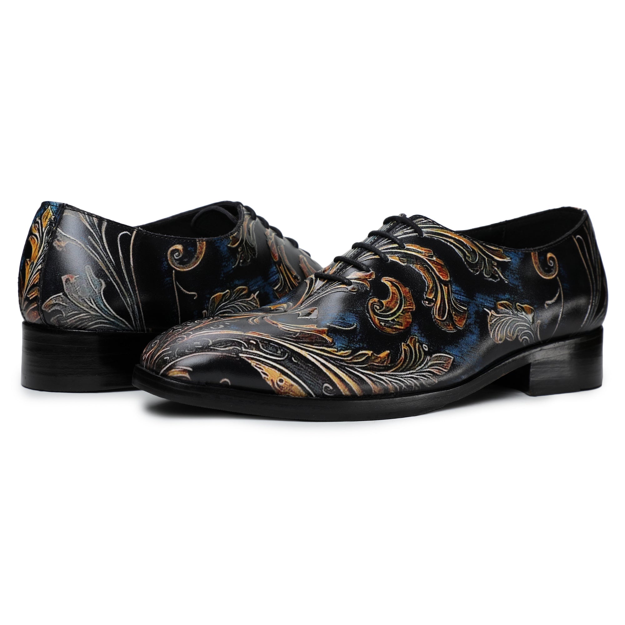 Auric Noir Regal Wholecut Oxford