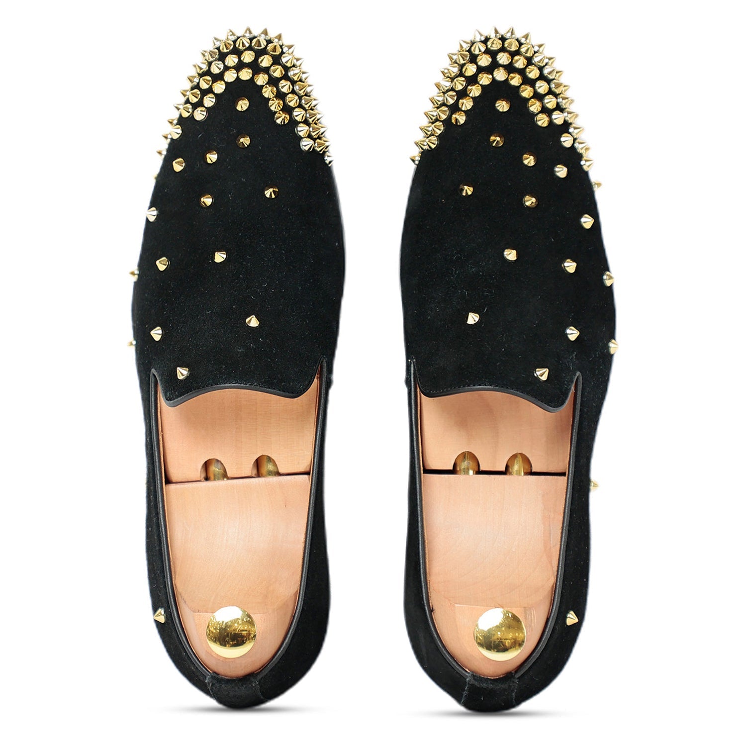 Suede Studded Slip On