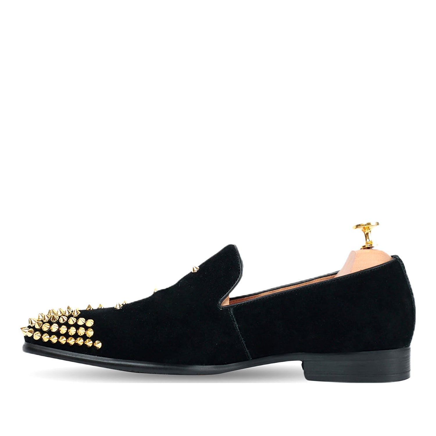 Suede Studded Slip On