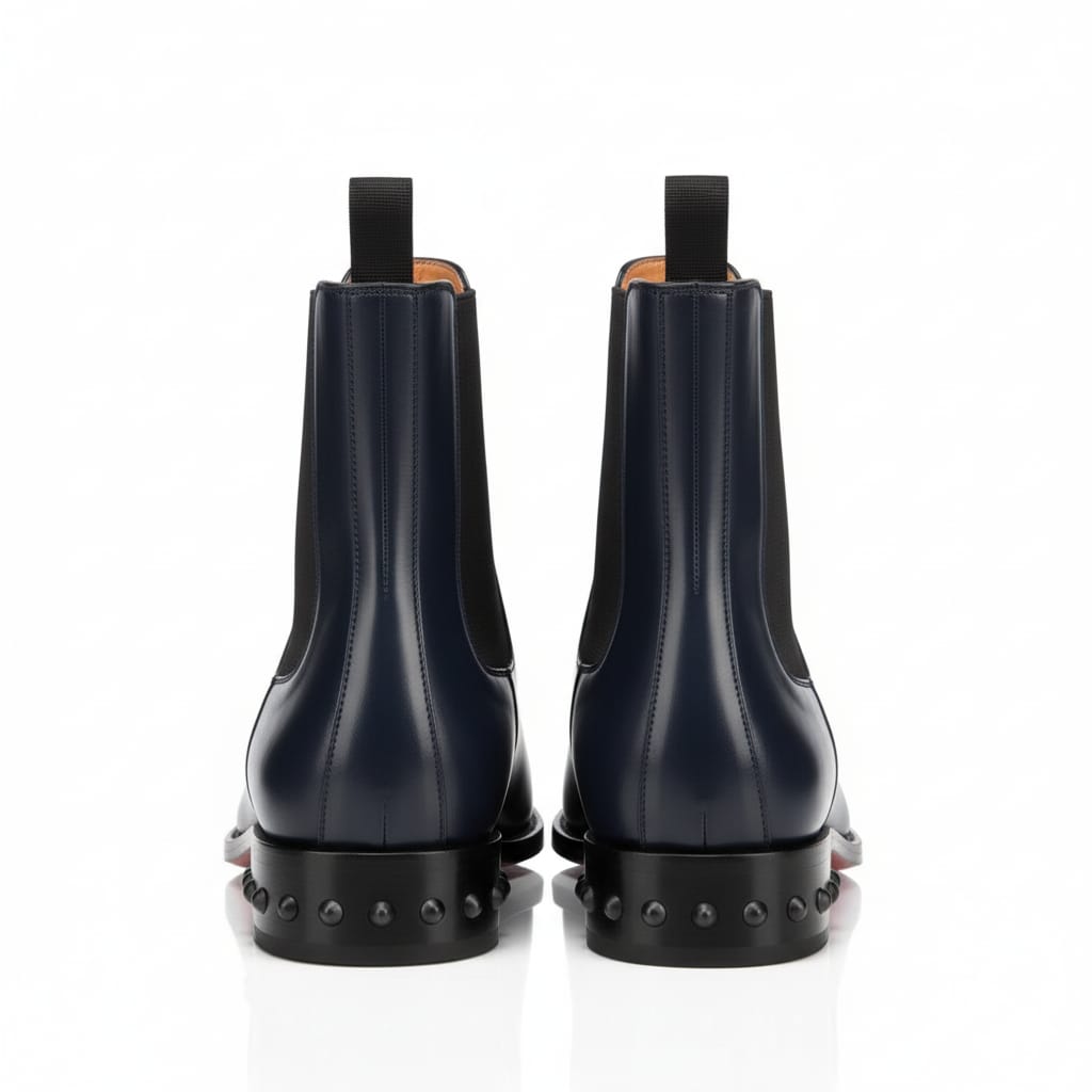 Coal Leather Black Chelsea Boots