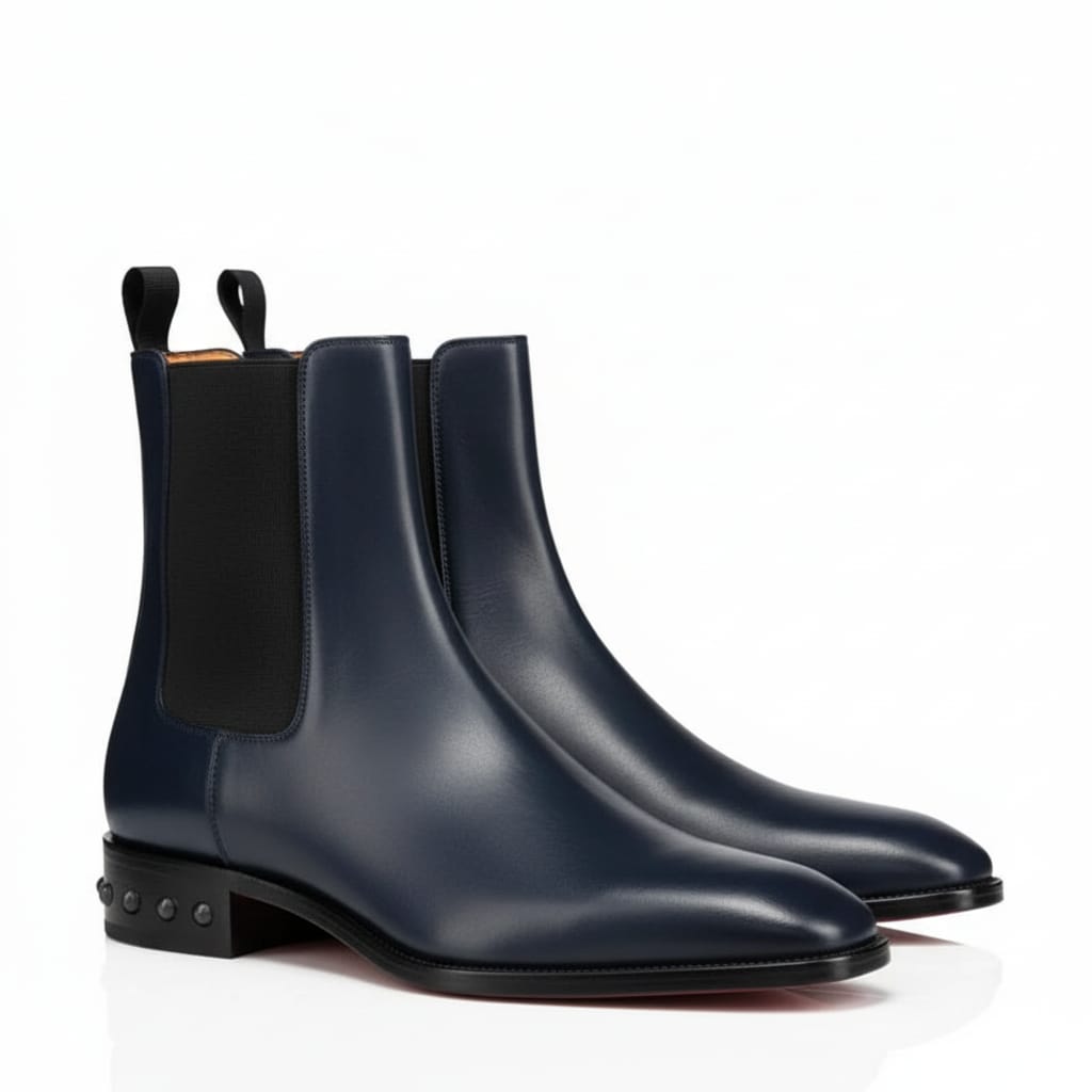 Coal Leather Black Chelsea Boots