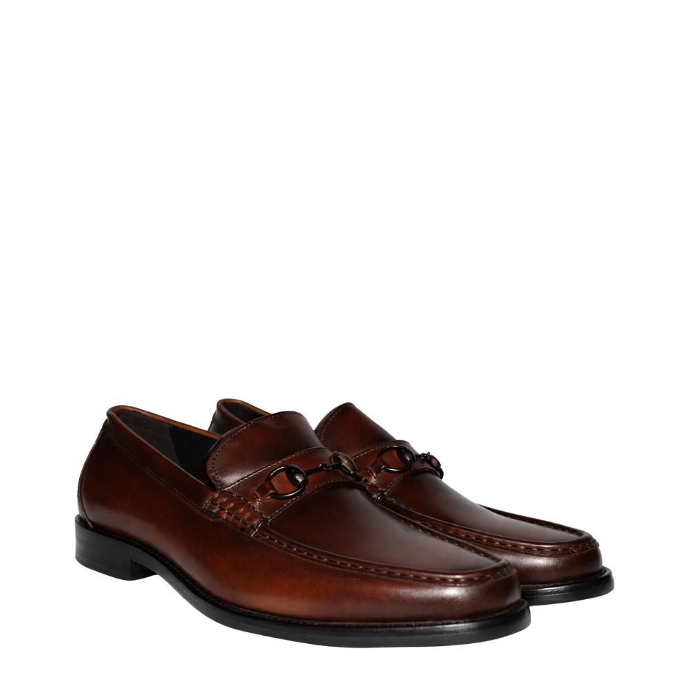 Marrone Bit Classic Horsebit Loafers