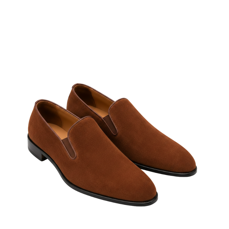 Classic Suede Gentlemen’s Slip On Loafers