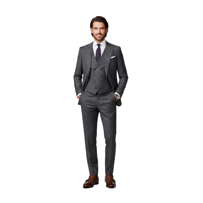 Croc Cap Double Monk Strap Shoes