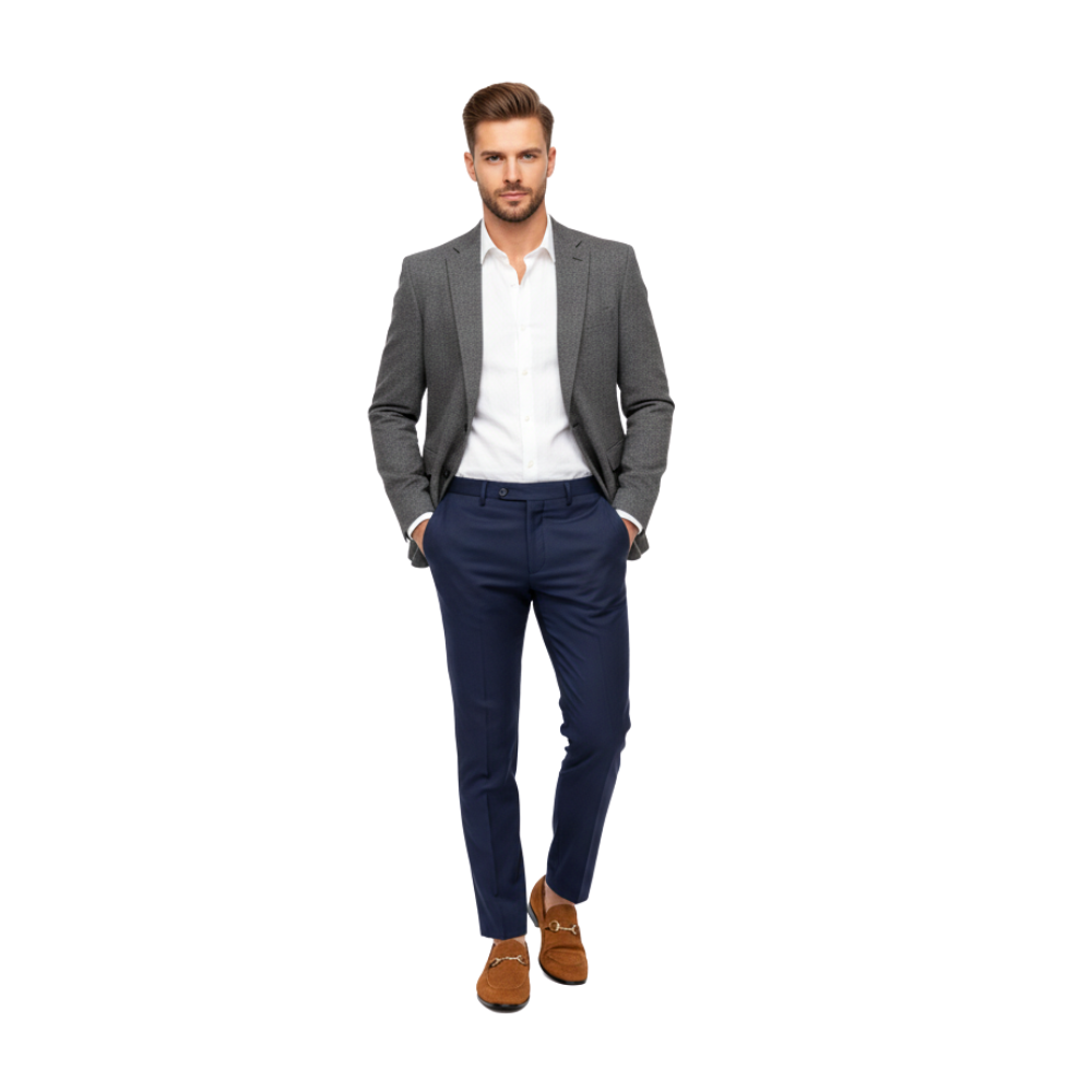 Royale Suede Italian Horsebit Loafers