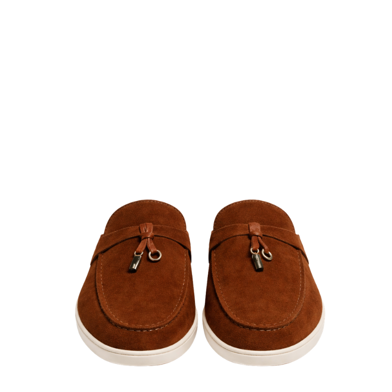 Italian Artisan Crafted Mule with Modern Tassel Finish