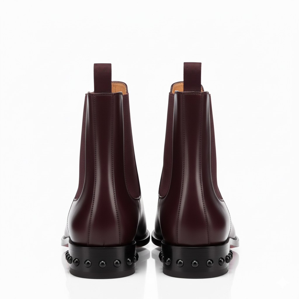 Coal Leather Black Chelsea Boots
