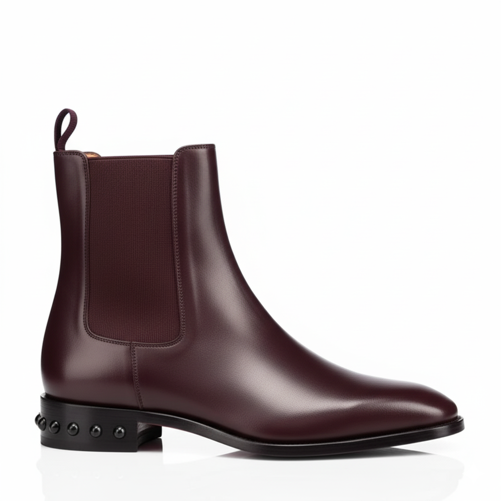 Coal Leather Black Chelsea Boots