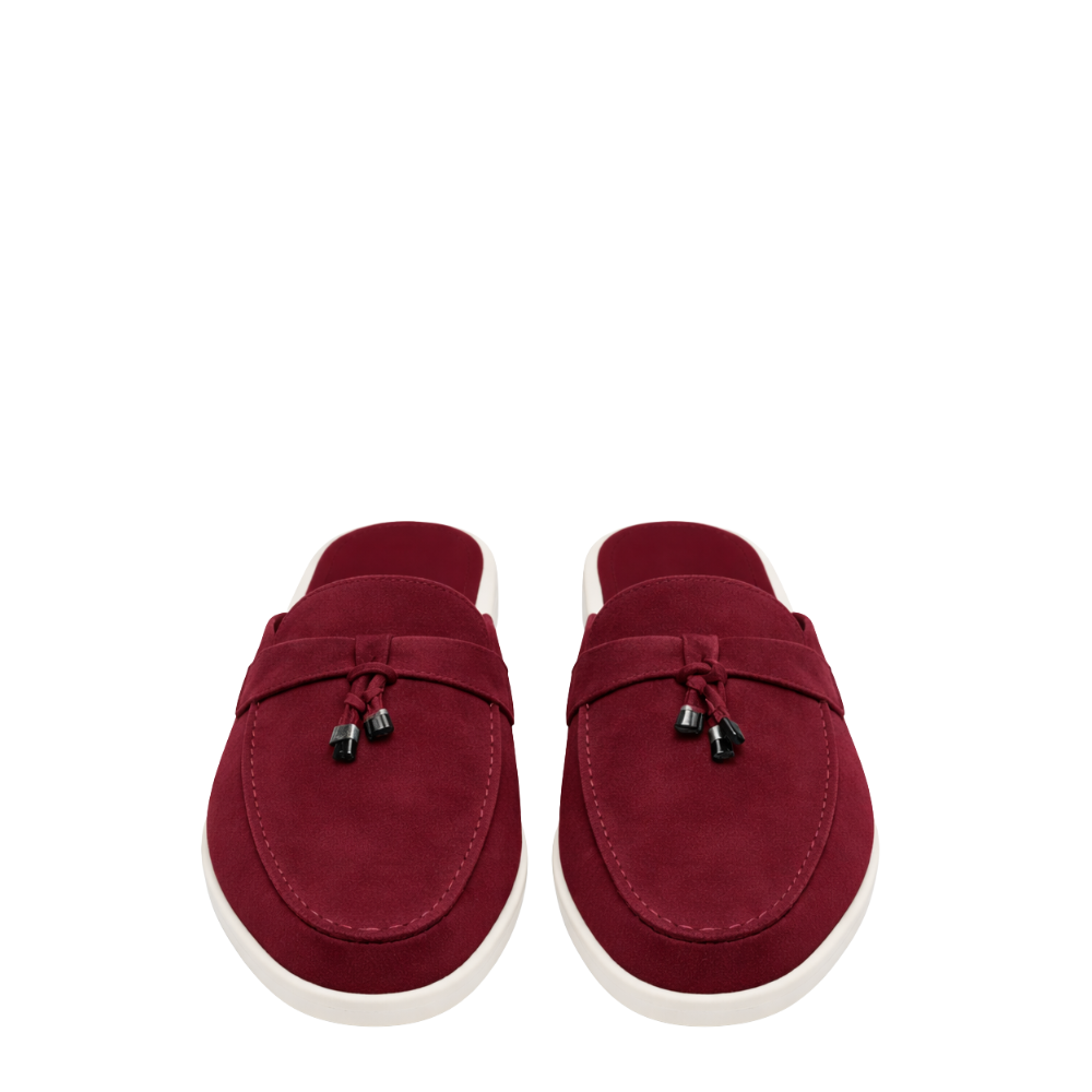 Italian Artisan Crafted Mule with Modern Tassel Finish