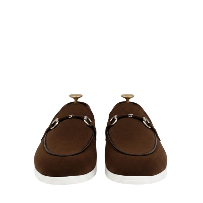 Casual Chic Suede Horsebit Loafers