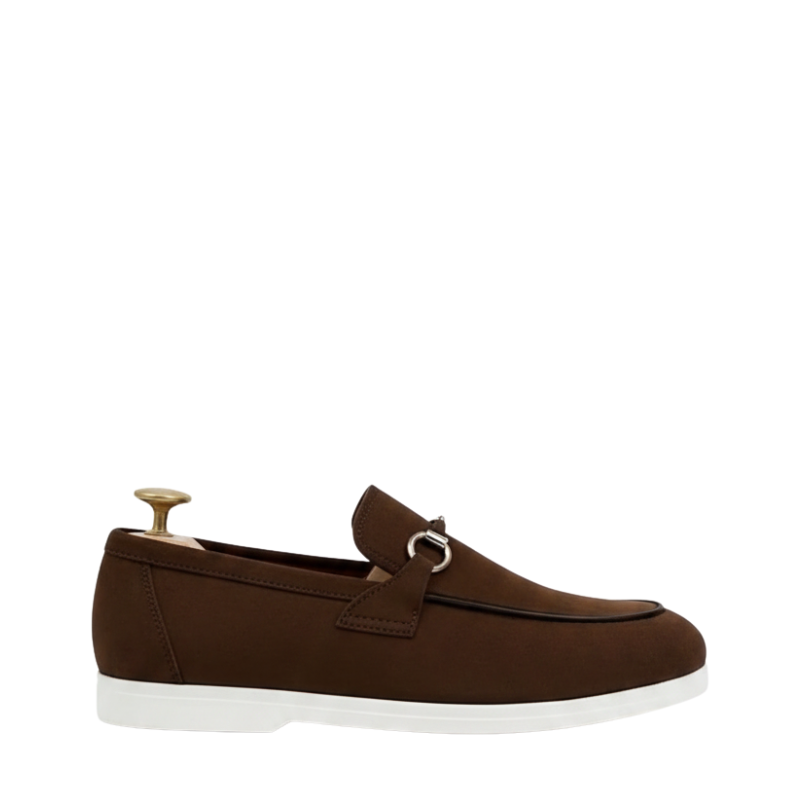 Casual Chic Suede Horsebit Loafers