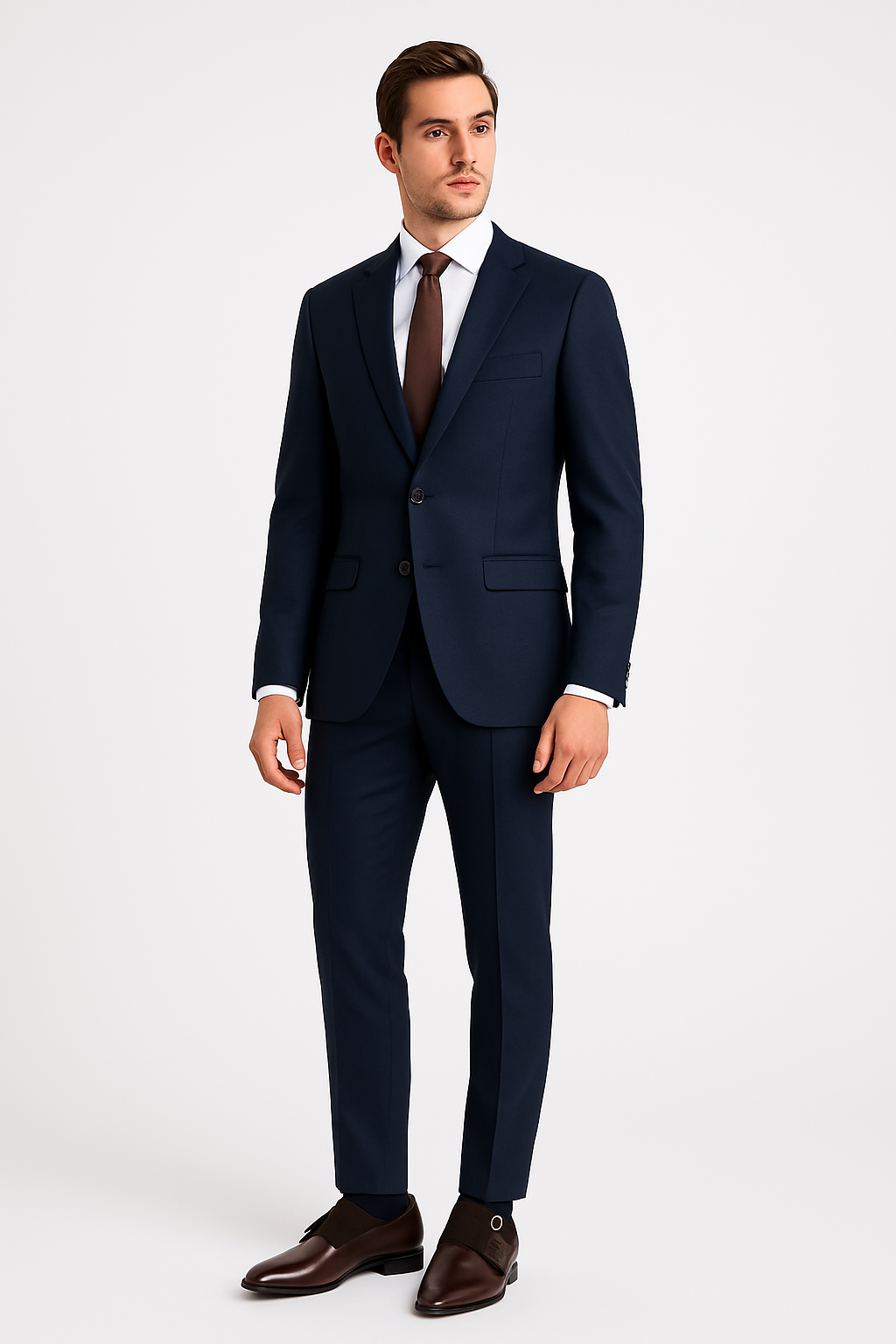 Cocoa Double Monk Straps Shoes