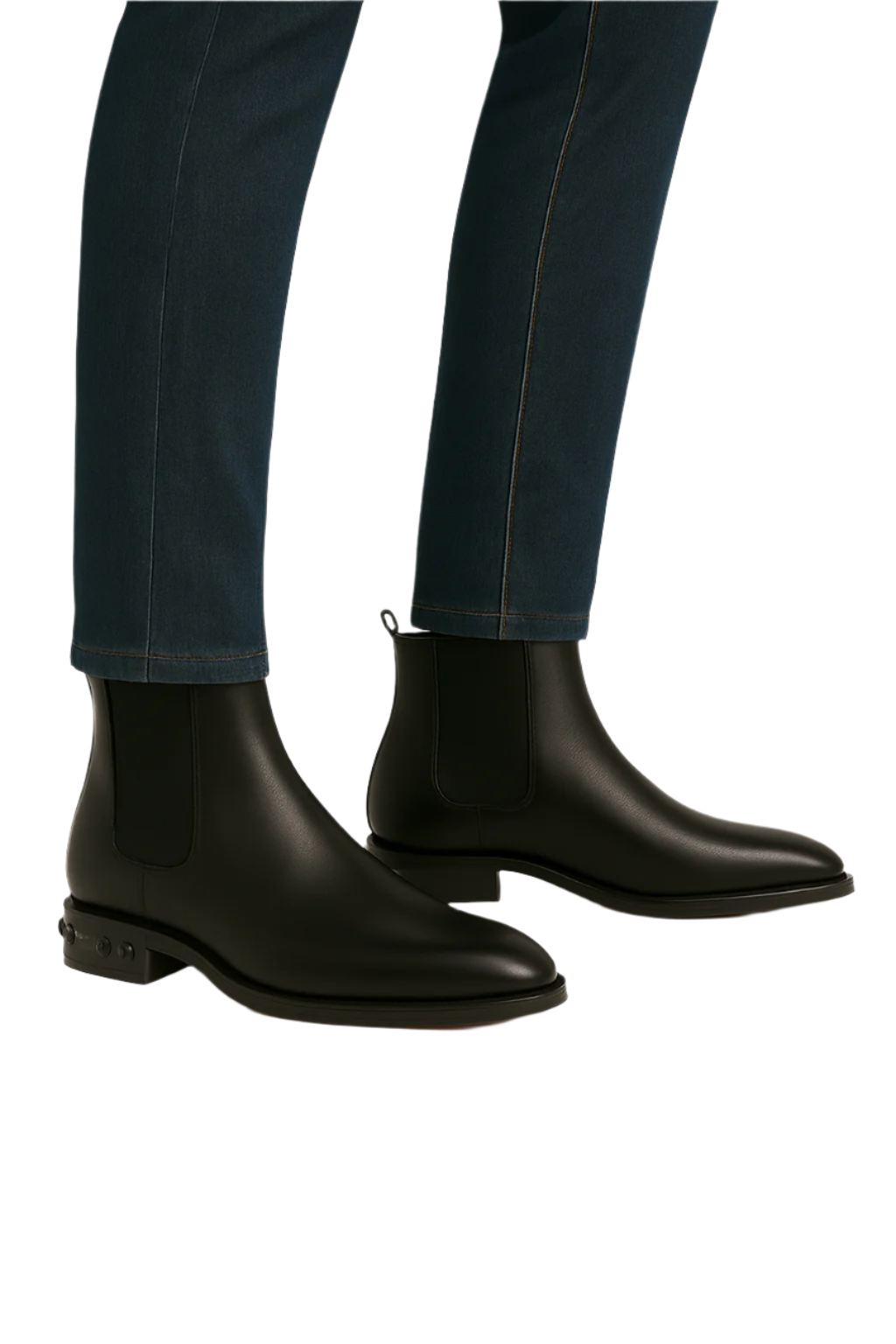 Coal Leather Black Chelsea Boots