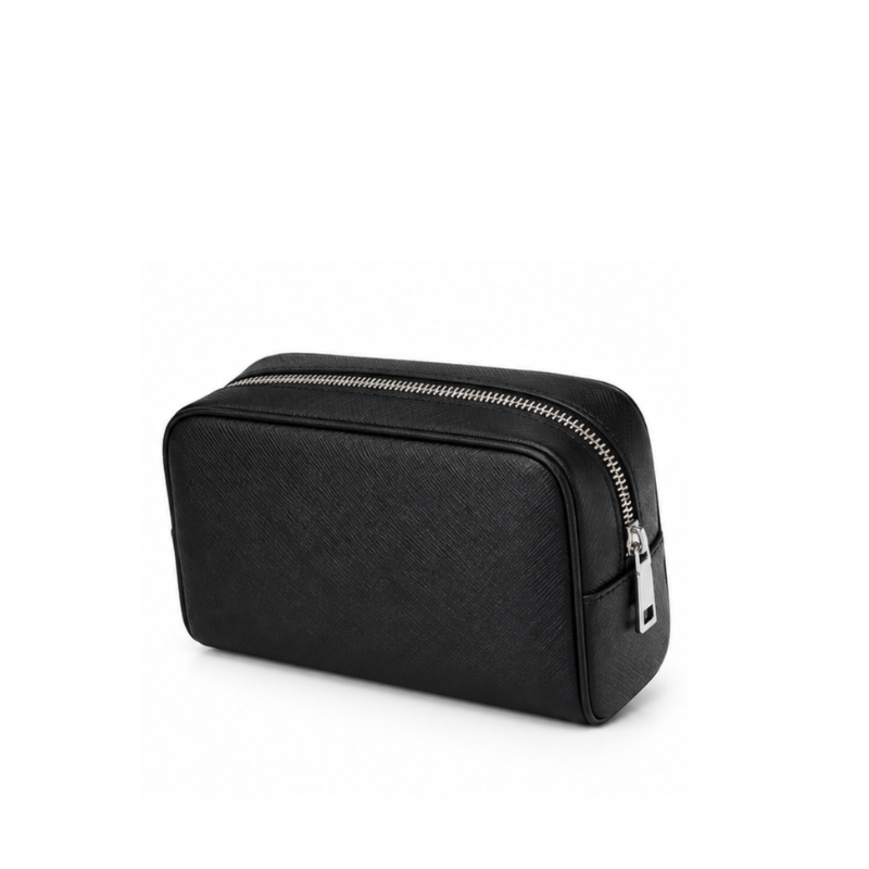 Classic Textured Leather Clutch