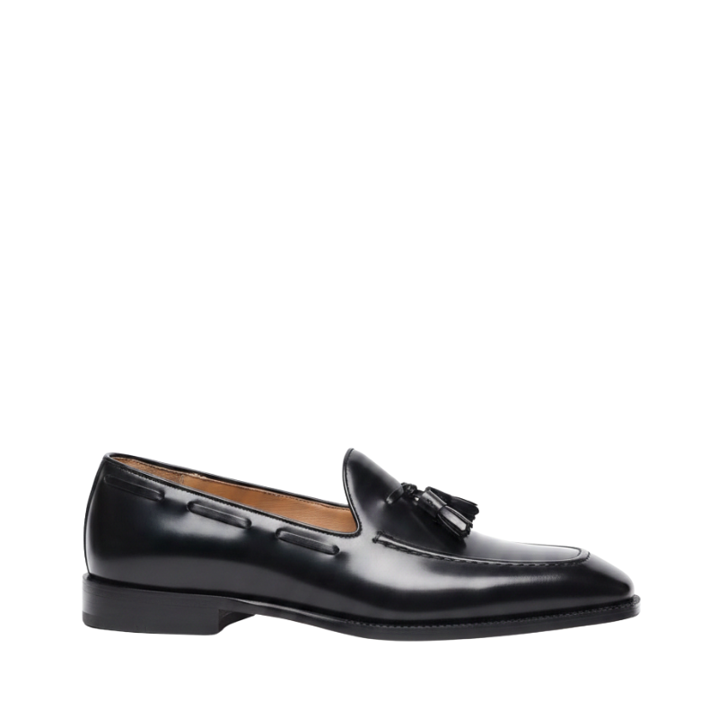 Classic Charm Tassel Leather Loafers