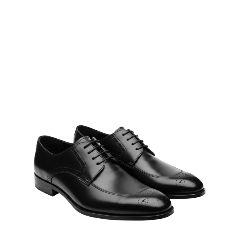 Classic Elegance Leather Brogue Oxford Shoes