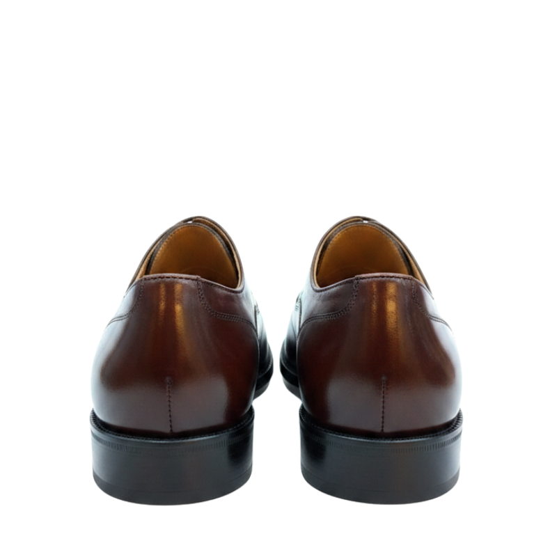 Classic Mahogany Italian Oxford Shoes