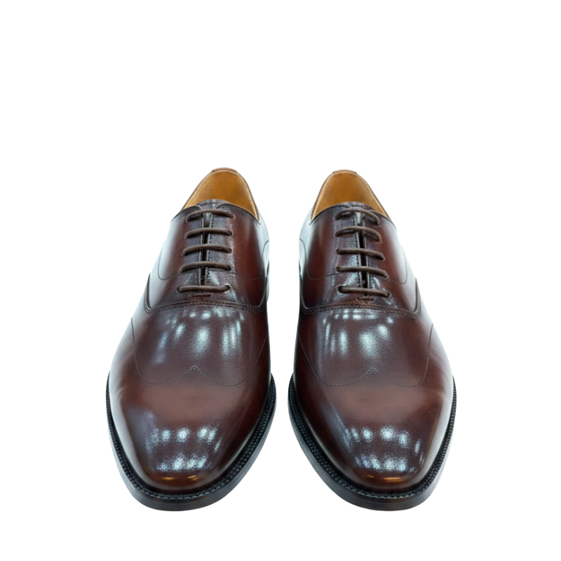 Classic Mahogany Italian Oxford Shoes