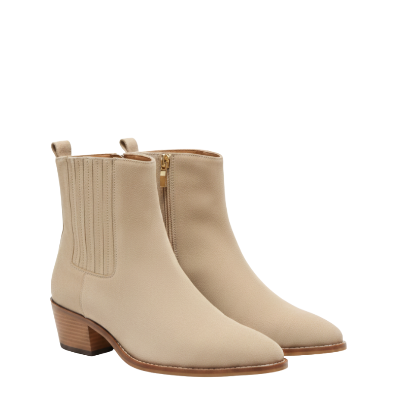 Classic Serenity Zipper Elegance Chelsea Boots