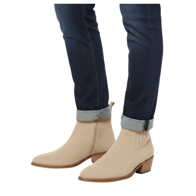 Classic Serenity Zipper Elegance Chelsea Boots
